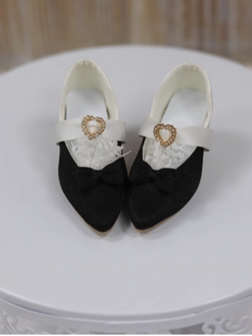 BJD Shoes Girl Black and Wh...