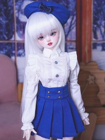 BJD Clothes Girl Blue White...