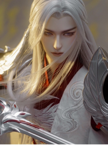 BJD Fullset Li Bai - White Phoenix Boy 78cm Ball-jointed Doll
