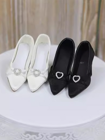 BJD Shoes Girl Black White ...