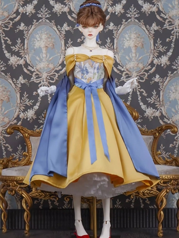 BJD Clothes Female Male Yellow Skirt Suits for MSD SDGR SD16 SD17 FL65 POPO68 Ball-jointed Doll