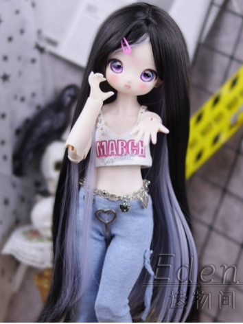 BJD Female Basic Black Blue...