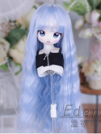 BJD Female Light Blue Wig H...