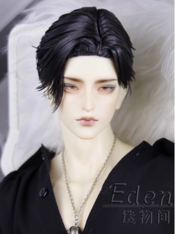 BJD Male Black Style Wig Hi...