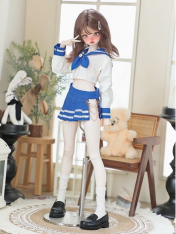 BJD Clothes Girl Blue White...