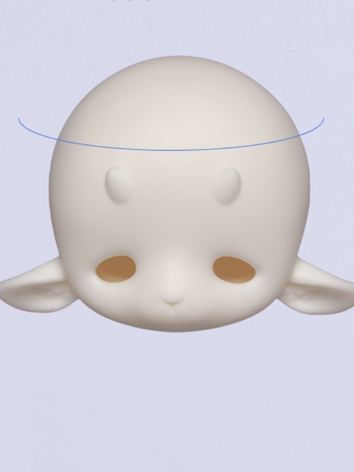BJD Mia Mian Blue Head for ...