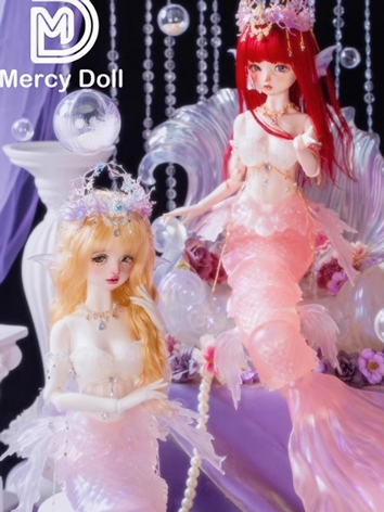 BJD Fullset Doll Mermaid Si...