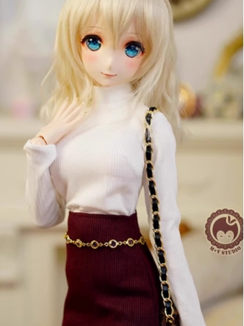 BJD Clothes Girl White Knit...