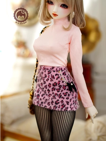 BJD Clothes Girl Pink Knitt...