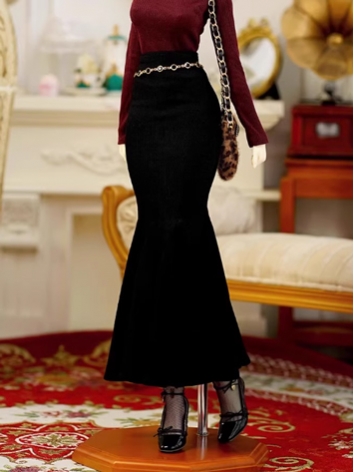 BJD Clothes Girl Black Fish...