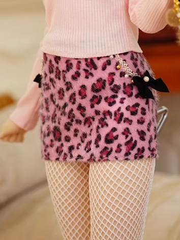 BJD Clothes Girl Pink Leopa...