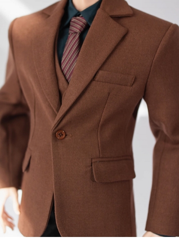 BJD Clothes Male Camel Uppe...