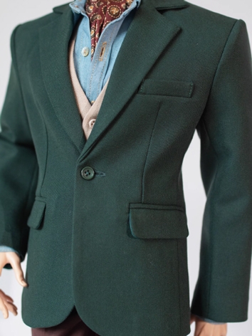 BJD Clothes Male Dark Green...