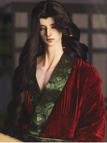 BJD Wig Boy Black High Temp...