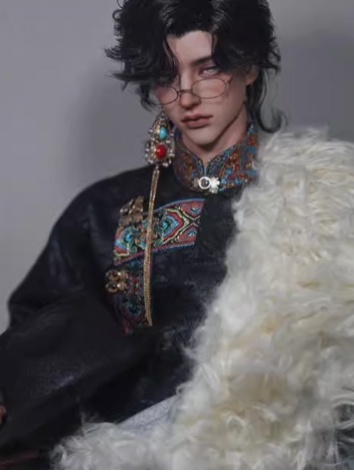 BJD Wig Boy Black Silver White Short Wig for SD Size Ball-jointed Doll