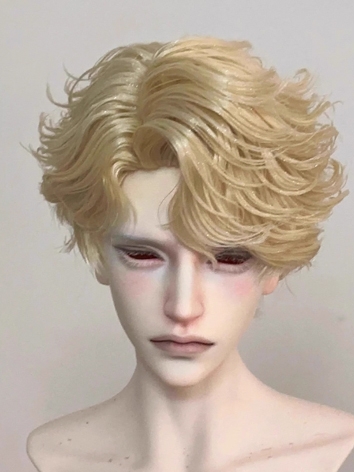 BJD Wig Boy Light Gold Shor...