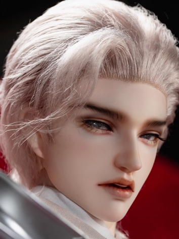 BJD Male Black Blonde Mohai...