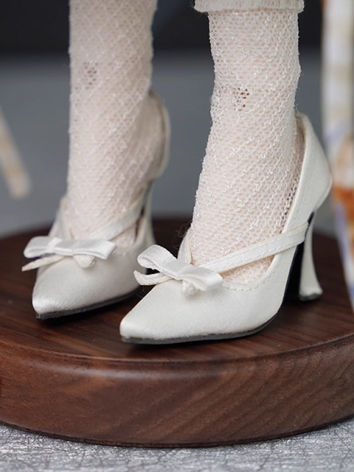 BJD Shoes Girl Black White ...