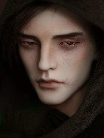 BJD Wood Cain Boy Head for ...