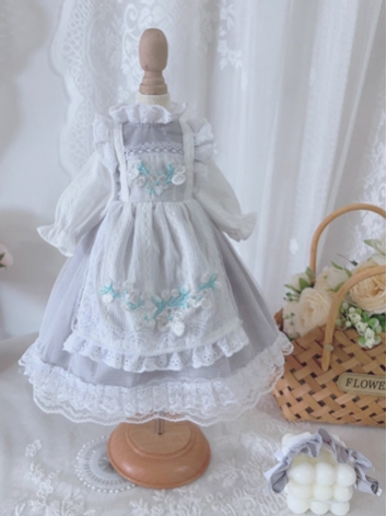 BJD Clothes Girl White Gray...