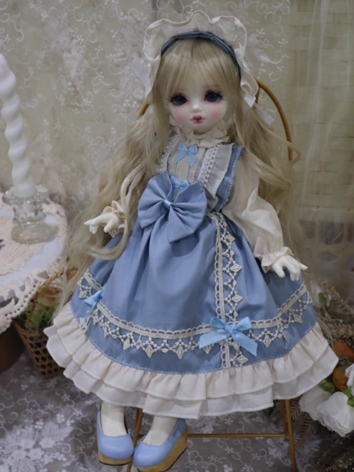 BJD Clothes Girl Blue Dress...