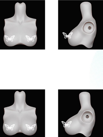 BJD Girl Chest Parts for Mi...