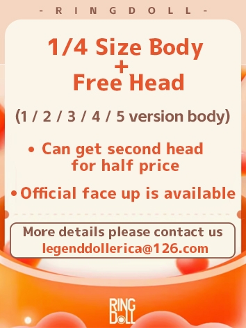 Ringdoll Lucky Bag Random Body and Free Head MSD Size Offcial In Stock