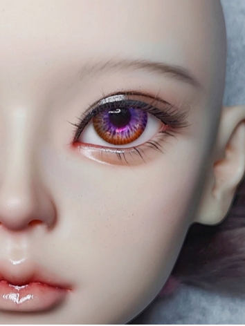 BJD Plaster Purple Orange Eyes 10mm 12mm 14mm 16mm 18mm Eyeballs for Ball-jointed Doll
