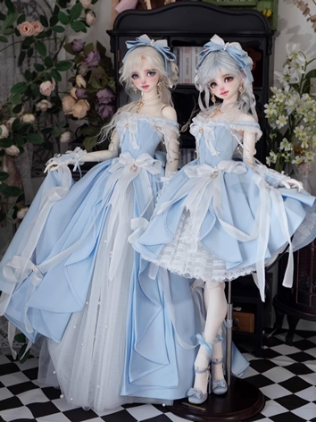 Cyan Forest BJD Clothes Gir...