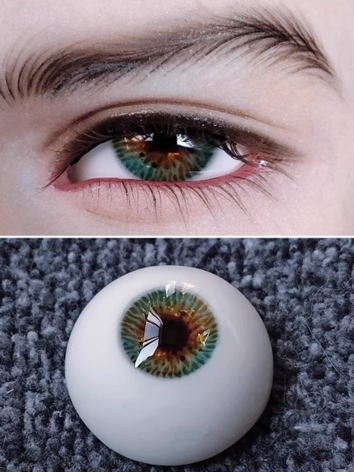 BJD Plaster Green Brown Eye...