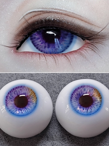 BJD Plaster Blue Purple Eye...