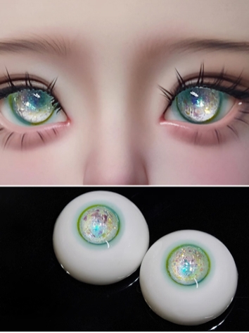 BJD Plaster Mint Eyes 10mm ...