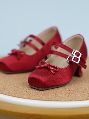 BJD Shoes Girl Red Blue Pin...