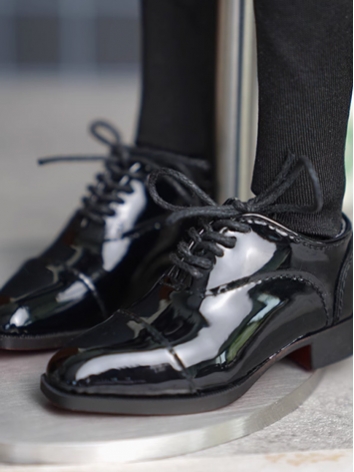 BJD Shoes Boy Black Patent ...