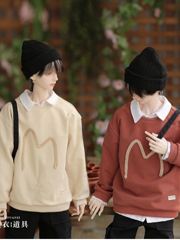 BJD Clothes Boy Apricot Red...