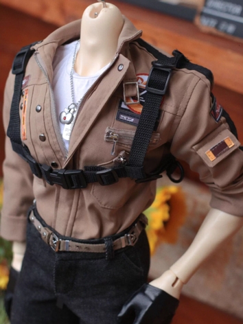 BJD Clothes Boy Love and Deepspace Caleb Coat Suits for 75cm 77cm 83cm 85cm  Size Ball-jointed Doll